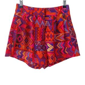 MARA HOFFMAN | High-Waisted Aztec Print Shorts | Sz 0